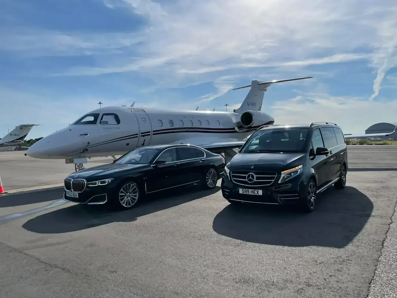 Two Black Cars, One Airplane New York, RNR